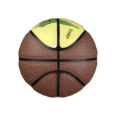 Cute singing okra Plant cartoon Basketbal (Rechts)