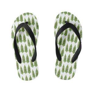 Cute singing okra Plant cartoon Kinder Teenslippers