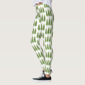 Cute singing okra Plant cartoon Leggings (Links)