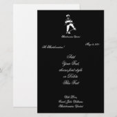 Cute Skateboarder Boy voegt Naam en Tekst toe Briefpapier (Voorkant / Achterkant)