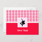 Cute Skateboarding Briefkaart (Voorkant / Achterkant)