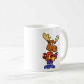 Cute Skater-mose | achtergrondkleur kiezen Koffiemok (Voorkant rechts)