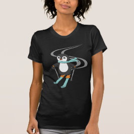 Cute Skiing Penguin T-shirt