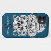 CUTE SKULL COWN Coque Nautique Mate coque iphone (Dos (Horizontal))