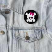 Cute Skull Ronde Button 5,7 Cm (In situ)