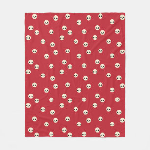 Cute Skulls Fleece Blanket Deken
