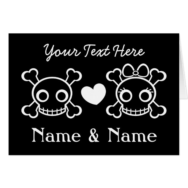 Cute Skulls Partner (Voorkant Horizontaal)