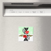 Cute Skunk Nettoyer / Lave-vaisselle sale Magnet (In Situ (Lave-vaisselle))