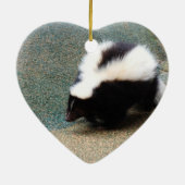 Cute Skunk Ornaments Keramisch Ornament (Achterkant)
