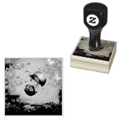 Cute slaapmuis 	rubberstempel (Gestempeld)