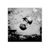 Cute slaapmuis 	rubberstempel (Afrduk)