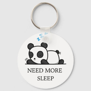 Cute Slaappanda-sleutelhanger Sleutelhanger