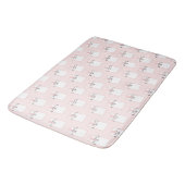 Cute Slaping Kitty Cat Pattern Badmat (Gekanteld)