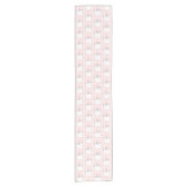 Cute Slaping Kitty Cat Pattern Korte Tafelloper (Voorkant)