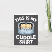Cute Sleeng Bee This Is My Cuddle  Kaart (Voorkant)