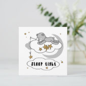 Cute Sleep Tight Teddy Bear Stars (Staand voorkant)