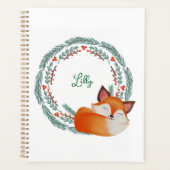 Cute Sleeping Fox Personalized  (Devant)