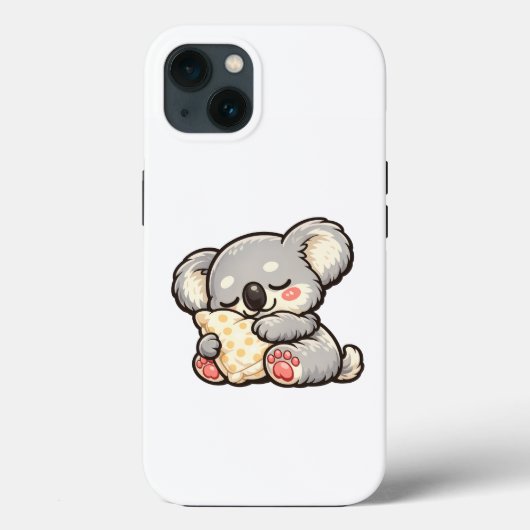 Cute Sleeping Koala with Pillow Case-Mate iPhone Case (Achterkant)