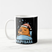 Cute Sleepy Capybara Funny Napybara Pajamas  Koffiemok (Links)