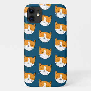 Cute Sleepy Cat iPhone 11 Hoesje