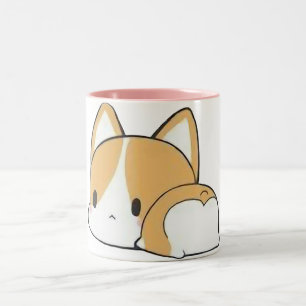 Cute Sleepy Corgi Mok - 2 Toon