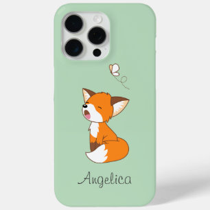 Cute Sleepy Little Fox iPhone 15 Pro Max Hoesje