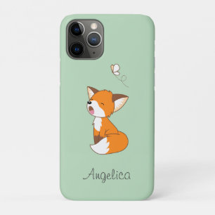 Cute Sleepy Little Fox iPhone 11 Pro Hoesje