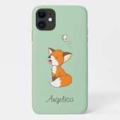 Cute Sleepy Little Fox Case-Mate iPhone Case (Achterkant)