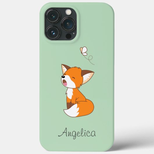 Cute Sleepy Little Fox Case-Mate iPhone Case (Achterkant)