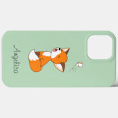 Cute Sleepy Little Fox Case-Mate iPhone Case (Achterkant (horizontaal))