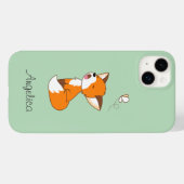 Cute Sleepy Little Fox Case-Mate iPhone Case (Achterkant (horizontaal))