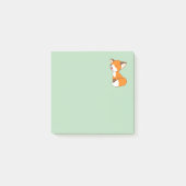 Cute Sleepy Little Fox Post-it® Notes (Voorkant)