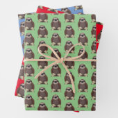 Cute Sleuf Design Cadeft Labels die papierbladen o Inpakpapier Vel (In situ)