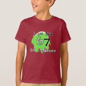Cute Slime Green 6 7 Personalize  Kids T-Shirt (Devant)