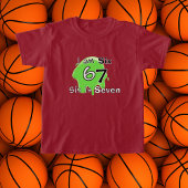 Cute Slime Green 6 7 Personalize  Kids T-Shirt