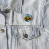 Cute Sloth Badge Ronde Button 3,2 Cm (In situ)