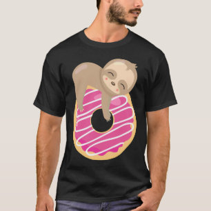 Cute Sloth Donut T-shirt