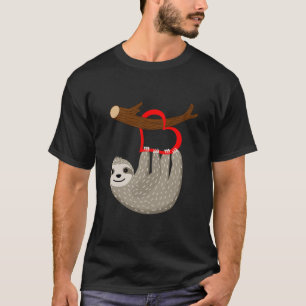 Cute Sloth Heart Valentijnsdag voor mannen Kind T-shirt
