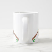 Cute sloth Ik hang met je. Extra Grote Beker (Achterkant)