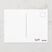 Cute Sloth Love Music Briefkaart (Achterkant)