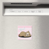 Cute Sloth Magneet (Insitu (Vaatwasser))