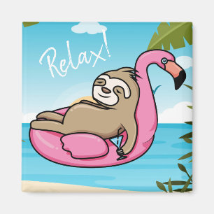 Cute Sloth Magneet