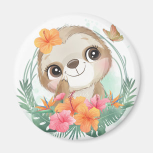 Cute Sloth Magneet