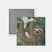 Cute Sloth Magneet (Voorkant / Achterkant)