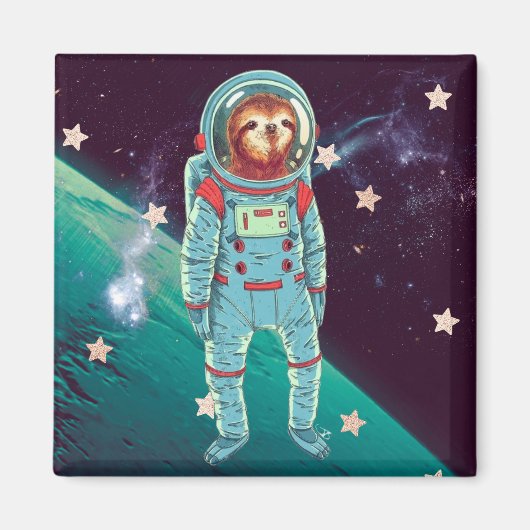 Cute Sloth Magneet (Voorkant)