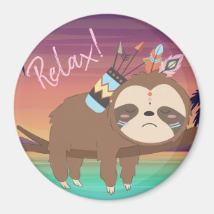 Cute Sloth Magnet Magneet