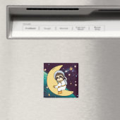 Cute Sloth Magnet Magneet (Insitu (Vaatwasser))