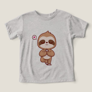 Cute Sloth Meditatie Yoga T-Shirt   Grappige Yoga 