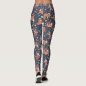 Cute Sloth Motif Leggings (Dos)