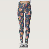 Cute Sloth Motif Leggings (Devant)